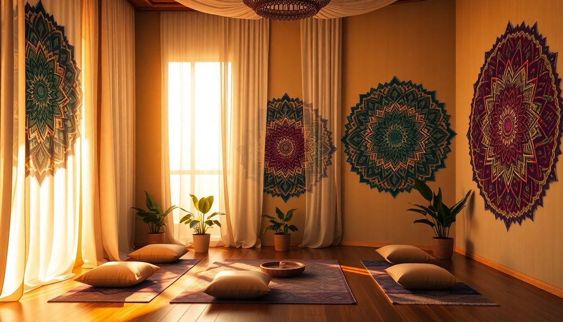 Elevate Your Space: Infusing Spiritual Serenity with Mandala Designs