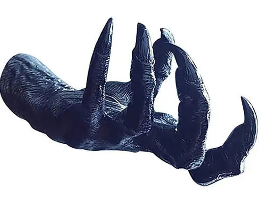 Gothic Witch's Hand Wall Hook – Resin Sculpture for Keys, Bags & Mystical Home Decor